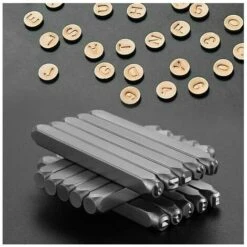 36 Pices Lettres Et Chiffres Frapper, 3mm Poinon Lettre Metal, A-Z Et 0-9 Lettre A Frapper Metal, Chiffre Frapper Pour Estampage Du Mtal, Du Plastique, Du Bois, Du Cuir 9 36 Pices Lettres Et Chiffres Frapper, 3mm Poinon Lettre Metal, A-Z Et 0-9 Lettre A Frapper Metal, Chiffre Frapper Pour Estampage Du Mtal, Du Plastique, Du Bois, Du Cuir -Silverols Magasin 100266339 3