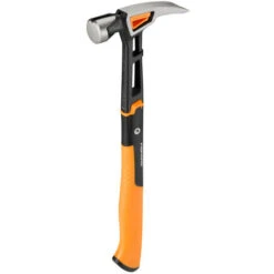 Fiskars Marteau De Coffreur IsoCore XL, Pour Clouer, 39 Cm, 0,95 Kg, Noir/Orange, 1020215