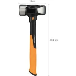 Fiskars Massette IsoCore L, Pour Les Travaux De Démolition Précis, 36 Cm, 2,18 Kg, Noir/Orange, 1020218 -Silverols Magasin 10641692 3