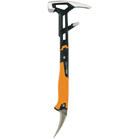 Fiskars Marteau Multifonction IsoCore M, Pour Divers Travaux De Démolition, Longueur : 46,2 Cm, Poids : 1,38 Kg, Noir/Orange, 1027220 3 Fiskars Marteau Multifonction IsoCore M, Pour Divers Travaux De Démolition, Longueur : 46,2 Cm, Poids : 1,38 Kg, Noir/Orange, 1027220