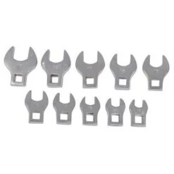 Silverline TETES DE CLES A FOURCHE CROWFOOT PIED DE CORBEAU- JEU DE 10