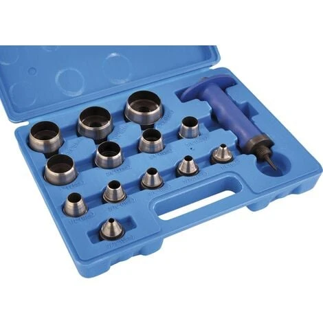 Jeu De Poinçons 14 Pièces Avec Goupille De Centrage 5-35 Mm Westfalia 3 Jeu De Poinçons 14 Pièces Avec Goupille De Centrage 5-35 Mm Westfalia