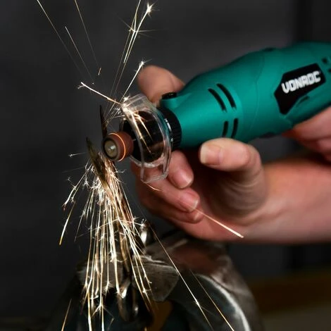 Outil Multifonction Rotatif 160W. Tige Flexible Et 232 Accessoires Inclus 3 Outil Multifonction Rotatif 160W. Tige Flexible Et 232 Accessoires Inclus – Image 2