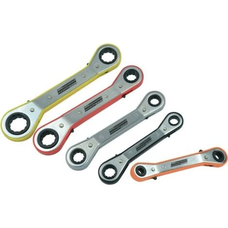 Brüder Mannesmann Mannesmann M27405 Jeu De Clés à œil 5 Pièces 3 Brüder Mannesmann Mannesmann M27405 Jeu De Clés à œil 5 Pièces