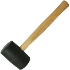 MAILLET CAOUTCHOUC NOIR 900 G SILVERLINE 598492