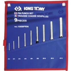 JEU DE CHASSE GOUPILLES KING TONY 9 PIECES DE 2 à 14 Mm PRO