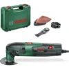 Bosch Home And Garden PMF 220 CE 0603102000 Outil Multifonction + Accessoires, + Mallette 12 Pièces 220 W W250051