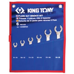 Trousse De 6 Clés à Tuyauter Métriques - 8 à 22 Mm