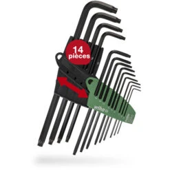 Wiha TORX® Intérieur Jeu De Clés Mâles Coudées 13 Pièces Q480031