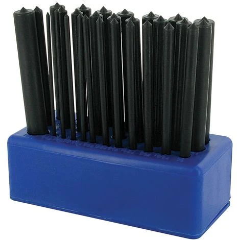 JEU DE 28 POINTEAUX DE TRANSFERT 2-13 MM SILVERLINE 250575 3 JEU DE 28 POINTEAUX DE TRANSFERT 2-13 MM SILVERLINE 250575