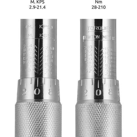 Kit Clé Dynamométrique 5 Pièces - Clé Plate, Clé à Douille, Clé De Torsion 7 Kit Clé Dynamométrique 5 Pièces - Clé Plate, Clé à Douille, Clé De Torsion – Image 5