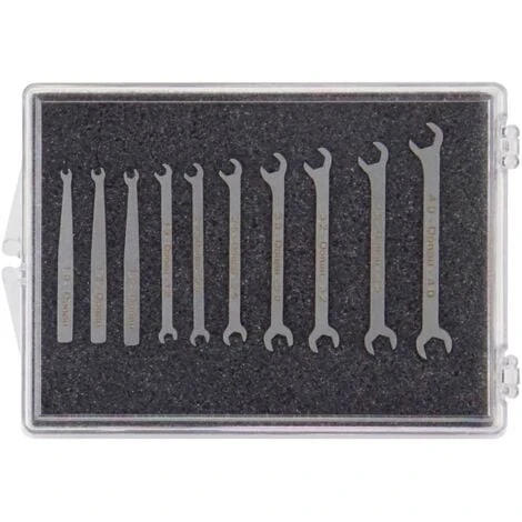 Donau Elektronik 980-SET Micro-Maulschlüssel-Set 10-tlg. 1-4 Mm Micro-clé Plate 10 Pièces 1 - 4 Mm 6 Donau Elektronik 980-SET Micro-Maulschlüssel-Set 10-tlg. 1-4 Mm Micro-clé Plate 10 Pièces 1 - 4 Mm – Image 4