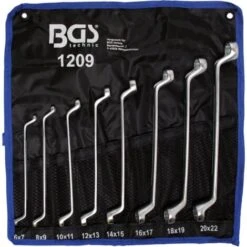 CLES POLYGONALES OEIL DOUBLES CONTRE COUDEES BGS TECHNIC De 6 à 22 Mm