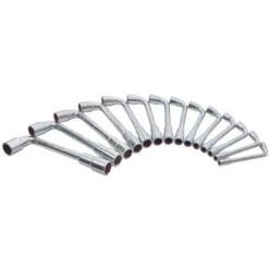 Silverols Magasin 33 14 Clés à Pipe Débouchées Chromées 6/12 Pans En Acier Forgé 8 à 21 Mm - RONDY