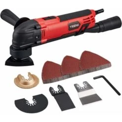 Outil Multifonction Oscillant 300W TEENO Avec 11 Accessoires