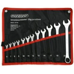 Set De Clés Mixtes Avec Pochette Clés Plates Clés Polygonales Lot De Clef De Serrage 2