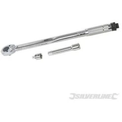 Silverline Clé Dynamométrique, 28 - 210 Nm, Carré 1/2, 28 - 210 Nm. Carré 1-2 -Silverols Magasin 28087029 2