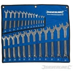 Silverline Clés Mixtes, 25 Pcs, 6 - 32 Mm, 6 - 32 Mm