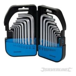 Silverline Clés Hexagonales Et T10-T50, 18 Pcs, 18 Pcs