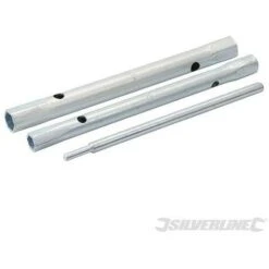 Silverline Clés à Tube Pour Mitigeurs, 3 Pcs, 9 X 11 Mm Et 12 X 13 Mm, 9 X 11 Mm Et 12 X 13 Mm