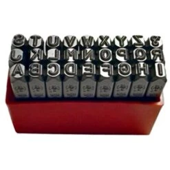 LETTRES A FRAPPER (6 Mm) JEU DE 27 LETTRES