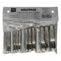 Wolfpack Juego.sacabocados Hit 12 Pieces 3 To 19 Mm 7 Wolfpack Juego.sacabocados Hit 12 Pieces 3 To 19 Mm -Silverols Magasin 31641504 3