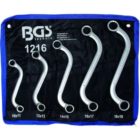 CLES POLYGONALES BGS TECHNIC COUDEES FORME S 3 CLES POLYGONALES BGS TECHNIC COUDEES FORME S