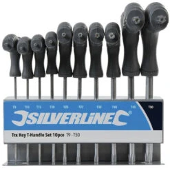 SILVERLINE Clés Trx A Poignée En T, 10 Pcs 6 SILVERLINE Clés Trx A Poignée En T, 10 Pcs -Silverols Magasin 32630523 2