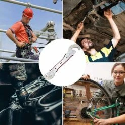 Clé Magique Réglable De 9 à 45 Mm, Double Tête Anti-dérapante En Acier Inoxydable Multifonction, Outils Universels Pour La Maison, Outil à Main Rapide 9 Clé Magique Réglable De 9 à 45 Mm, Double Tête Anti-dérapante En Acier Inoxydable Multifonction, Outils Universels Pour La Maison, Outil à Main Rapide -Silverols Magasin 32752577 3