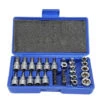 Coffret De 34 Douilles Clé Douille Intérieur Extérieur Embout étoile Torx Femelle -Silverols Magasin 33220918 1