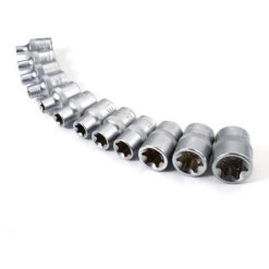 Coffret De 34 Douilles Clé Douille Intérieur Extérieur Embout étoile Torx Femelle -Silverols Magasin 33220918 3