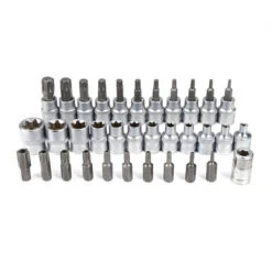 Coffret De 34 Douilles Clé Douille Intérieur Extérieur Embout étoile Torx Femelle -Silverols Magasin 33220918 4