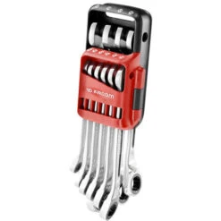 Jeu De 10 Clés Mixtes à Cliquet En étui Pocket 8 à 19 Mm FACOM 467B.JP10PB -Silverols Magasin 34599709 3
