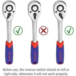 WORKPRO Coffret De Douilles Embouts Et Clés à Cliquet 1/2-inch Et 1/4-inch (72 Dents) De Dégagement Rapide (108-pièce) 10 WORKPRO Coffret De Douilles Embouts Et Clés à Cliquet 1/2-inch Et 1/4-inch (72 Dents) De Dégagement Rapide (108-pièce) -Silverols Magasin 37819977 4