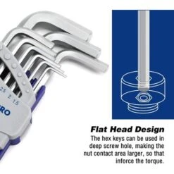 WORKPRO Jeu De 18 Clés Allen Hexagonales En Cr-V Avec Tête Plate, Torx, Sphérique, Clés Males Avec Etui Portative Pour Réparation Et Assemblage De Vélo, Moto, Voiture, Electroménager -Silverols Magasin 39154522 5