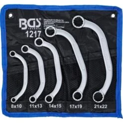 Silverline CLES POLYGONALES A OEIL COURBEES DEMI LUNE