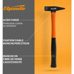 SPARTA - Marteau 200g - Manche En Fibre De Verre -Silverols Magasin 40977026 3