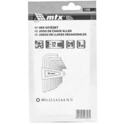 MTX - Jeu De Clés Hexagonales - 2 - 12 Mm - 9 Pièces -Silverols Magasin 40977086 3