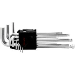 MTX - Jeu De Clés Hexagonales Satinées - 1,5 - 10 Mm - 9 Pièces