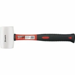 MTX - Maillet En Caoutchouc Blanc 450g - Manche Fibre De Verre