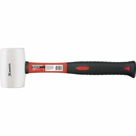 MTX - Maillet En Caoutchouc Blanc 450g - Manche Fibre De Verre 3 MTX - Maillet En Caoutchouc Blanc 450g - Manche Fibre De Verre