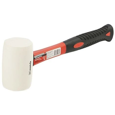 MTX - Maillet En Caoutchouc Blanc 450g - Manche Fibre De Verre 5 MTX - Maillet En Caoutchouc Blanc 450g - Manche Fibre De Verre – Image 3
