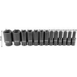 Coffret Jeu De Douilles Pour Clé à Choc 12,5 Mm 1/2'' De 10 à 32 Mm 10 Coffret Jeu De Douilles Pour Clé à Choc 12,5 Mm 1/2'' De 10 à 32 Mm -Silverols Magasin 40987144 4