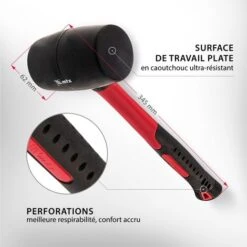 MTX - Maillet En Caoutchouc 680g - Manche Fibre De Verre 9 MTX - Maillet En Caoutchouc 680g - Manche Fibre De Verre -Silverols Magasin 41686050 3