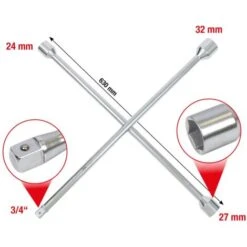 KS TOOLS Clé En Croix PL, 3/4x24x27x32mm -Silverols Magasin 42076085 2