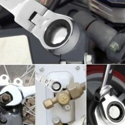 Jeu De Clés à Cliquet Kraft Müller KM-12PCS-FLEX Avec Etui Transport, 12 Pièces Cles, Flexible, Articulées, 8 à 22mm, Mécanicien -Silverols Magasin 42953072 4