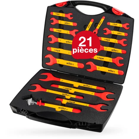 Wiha 43022 43022 Clé à Molette 20 Pièces 3 Wiha 43022 43022 Clé à Molette 20 Pièces
