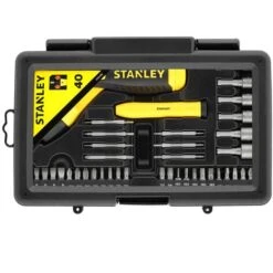 Coffret 40 Pièces Tournevis à Cliquet Et Accessoires STANLEY 0-63-038 - Tournevis Articulé 3 Positions Pour Visser En Tout Confort -Silverols Magasin 43464886 2