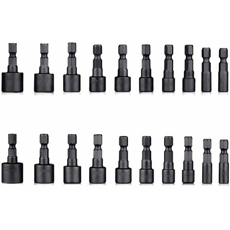 TACKLIFE Jeu De Douilles Et Douilles Ensembles D'embouts Pour Tournevis à Douille Avec Acier Au Chrome Vanadium - PNDB1A 4 TACKLIFE Jeu De Douilles Et Douilles Ensembles D'embouts Pour Tournevis à Douille Avec Acier Au Chrome Vanadium - PNDB1A – Image 2