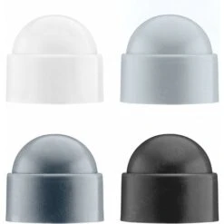 Cache-écrous M8 Noir 30 Pcs Cache-vis Bouche-trou Bouchons De Tuyau Macaron -Silverols Magasin 46307087 5